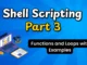 Shell Scripting Functions and Loops
