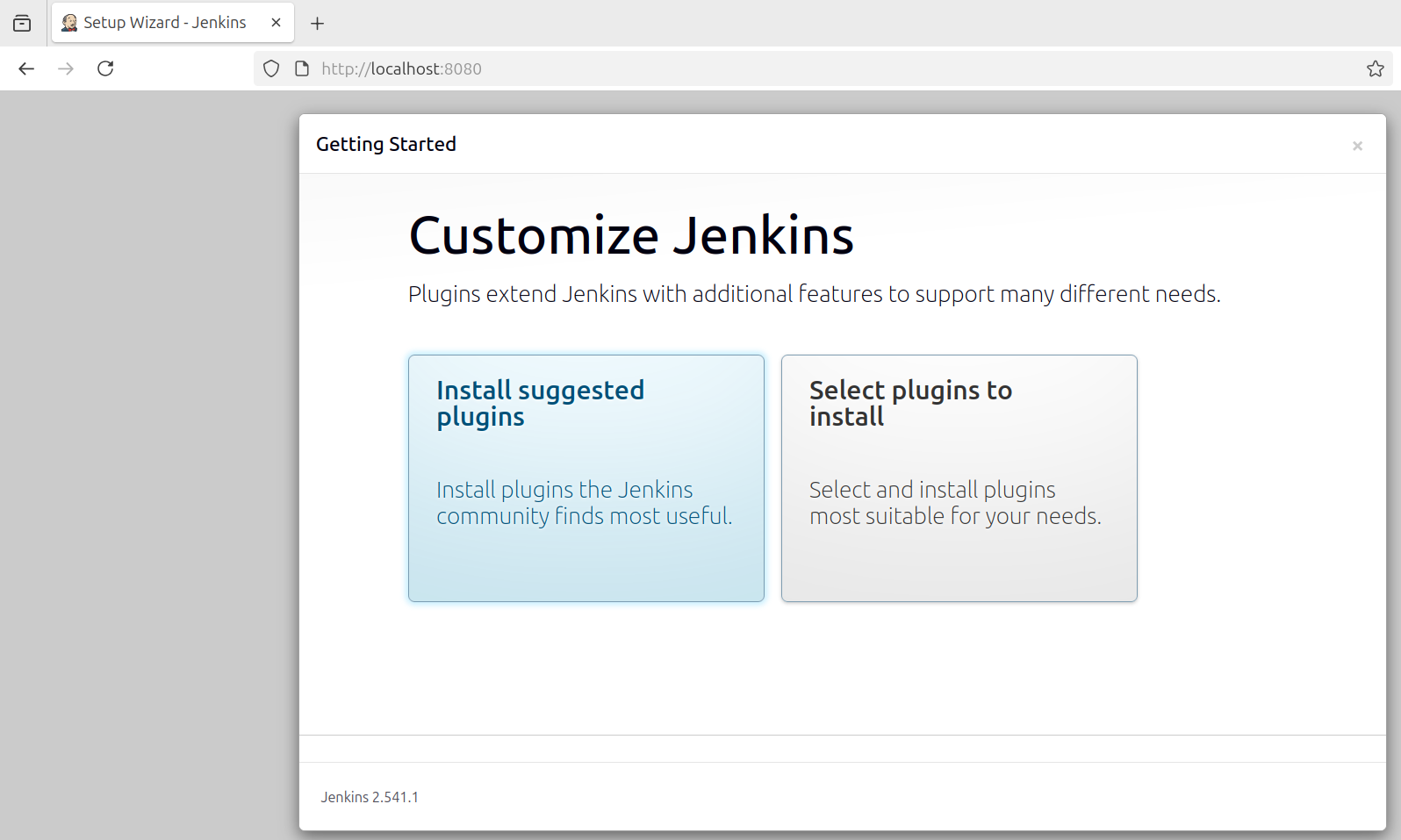 Access Jenkins Web Interface