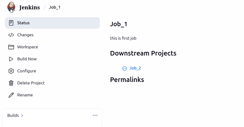 Jenkins Downstream Projects Setup