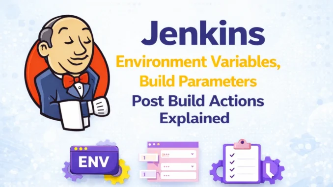 Jenkins Environment Variables Build Parameters and Post Build Actions Explained Jenkins Environment Variables Build Parameters and Post Build Actions Explained