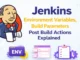 Jenkins Environment Variables Build Parameters and Post Build Actions Explained